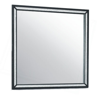 Miroir à cadre noir