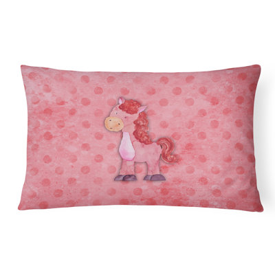 Coussin lombaire à aquarelle de cheval