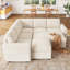 Canapé-lit modulaire avec repose-pieds Abramson-117494830