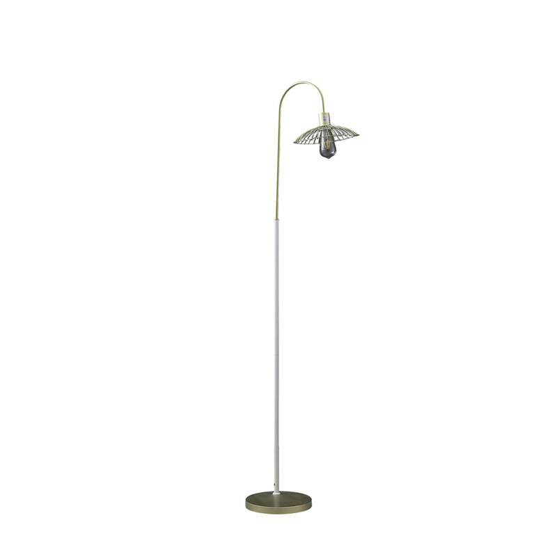 Lampe sur pied en métal 64 po