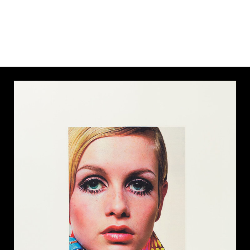Twiggy Designer Fashion, reproduction encadrée