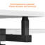 Rectangle Height Adjustable 158.5cm L Training Table-1042241955