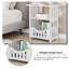 Almuth 46cm W Plastic Bedside Table