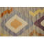 Tapis de couloir vibrant Kilim 3 x 10 avec des tons chauds pour les intérieurs modernes