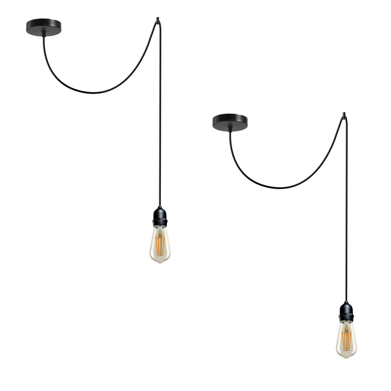 Asami 2 - Light Black Single Pendant, No