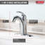 Lahara Single Hole Bathroom Faucet with Drain Assembly, Single Handle Bathroom Sink Faucet-14622306
