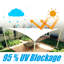 Voile d'ombrage carré imperméable Colourtree Customize-34340545-87125992