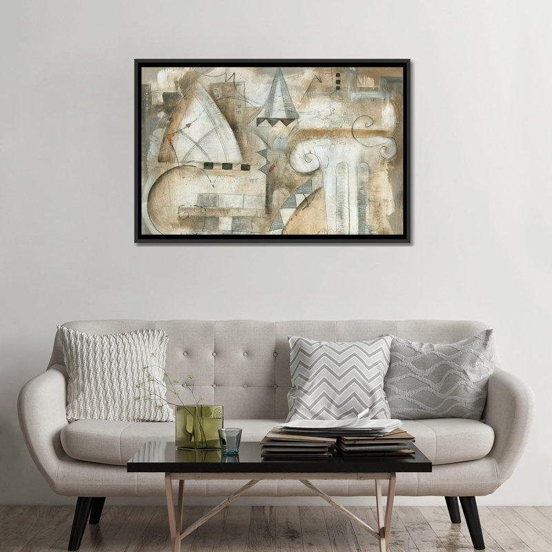 « alba » par eric waugh, impression sur toile, H 32 po x l 48 po x P 1,5 po, Toile avec cadre flottant noir, Pas de tapis