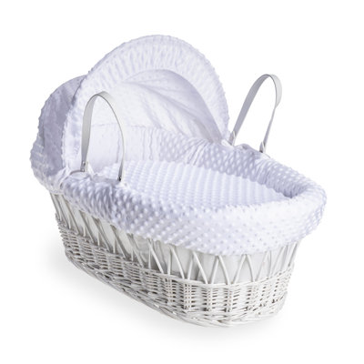 Dimple Wicker Moses Basket