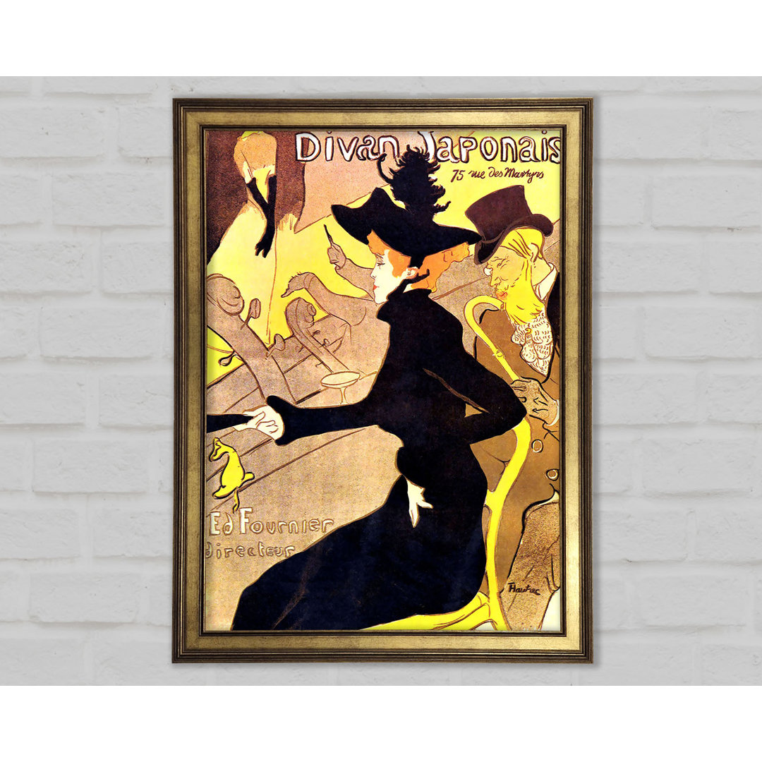 Diva Japonais von Toulouse Lautrec - Druck