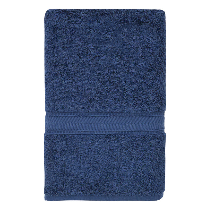 Comerford Midweight Bath Sheet, Navy