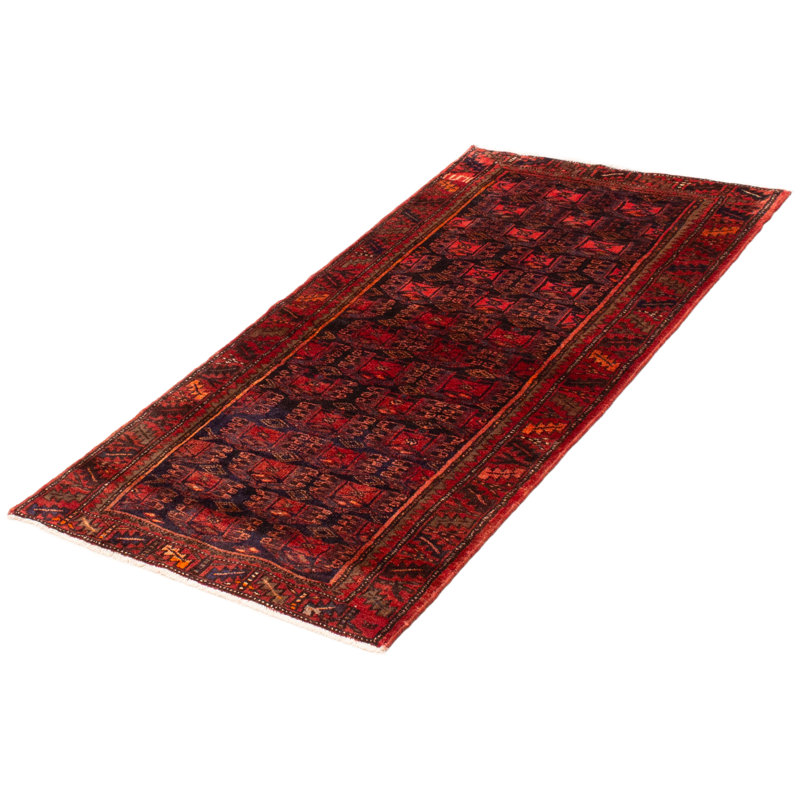 Tapis unique en laine 3 pi 5 po x 6 pi 7 po Yalana