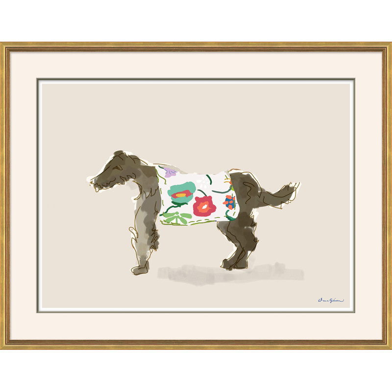 «Alvie» par Dana Gibson, peinture sur cadre