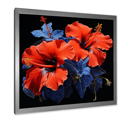 «Tropical Radiance Hibiscus I - Hibiscus», art mural