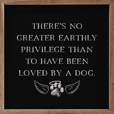 Loved By A Dog Black