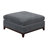 Chenille Fabric Modular Sectional 9Pc Set Living Room Furniture Corner Sectional Couch 3X Corner Wedge 4X Armless Chairs And 2X Ottomans Tufted Back Exposed Wooden Base-1739323230