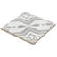 Carrelage de sol en porcelaine à bord droit simple 9 "x 9" Sintra