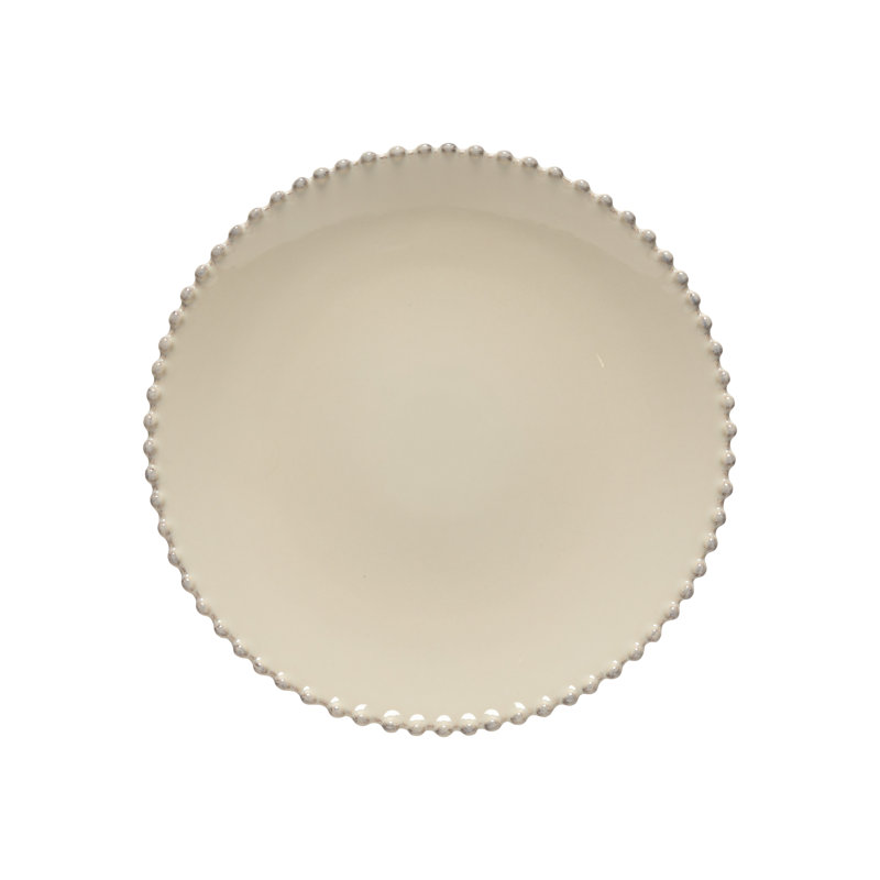 Pearl Dinner Plate, Cream
