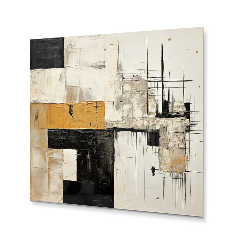 - Décoration murale abstraite en métal, H 16 po x l 16 po x P 1 po