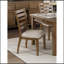 Ensemble de chaises d'appoint style cerisier de style traditionnel 2 pièces