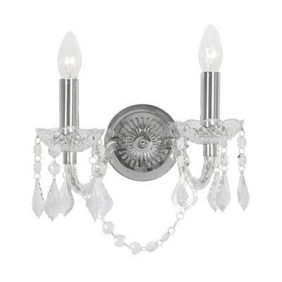 Mimi Plastic Candle Wall Light