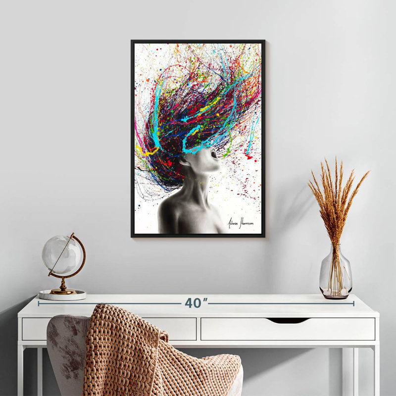 The Edge, Cadre flottant noir, 17 po x 25 po