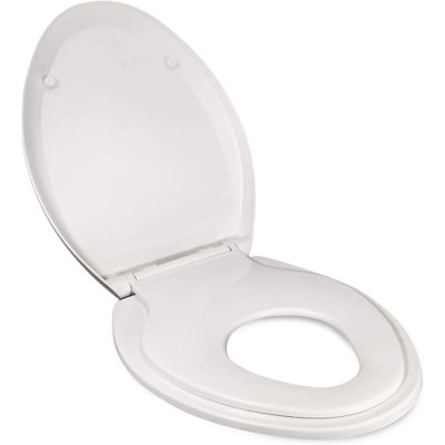 Elongated Toilet Seat and Lid