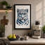 Snow Leopard Portrait Minimalist 1 Piece Wrapped Canvas Wall Art-1659756130-1659756190