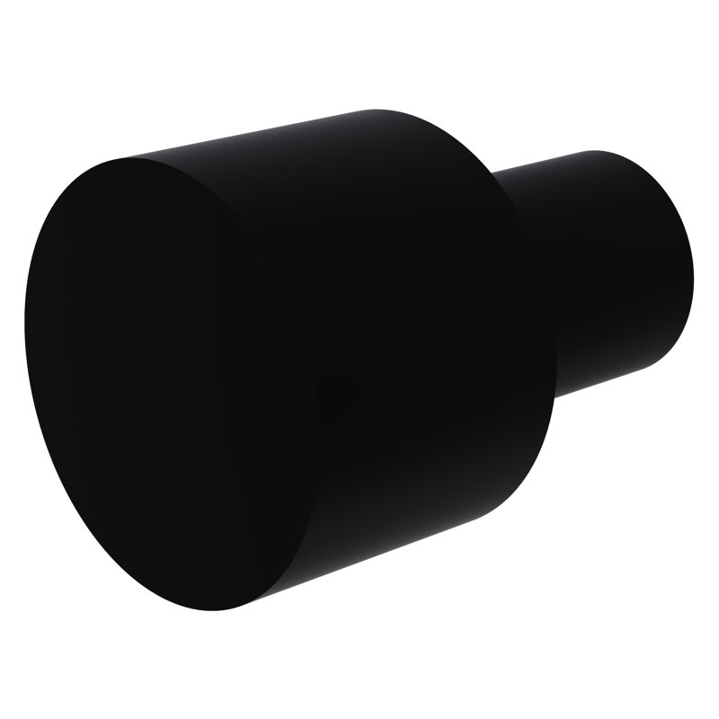 Poignée cylindrique Ballenas, Noir mat