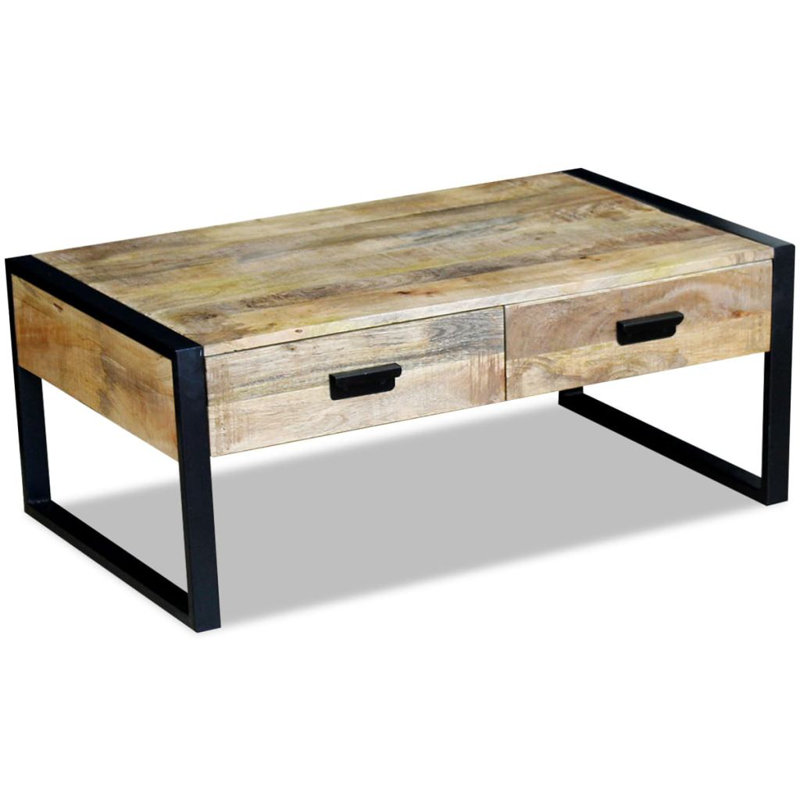 Frame Single Coffee Table with Storage