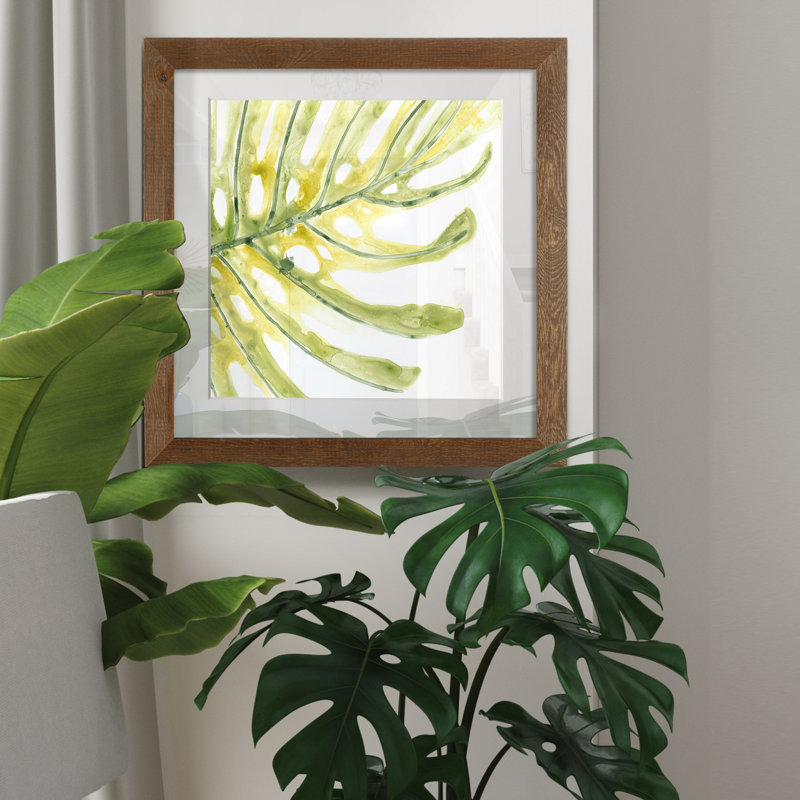 Verdant impressions IX, reproduction d’art, H 31,5 po x l 31,5 po x P 1,5 po, Impression encadrée érable