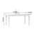 Classic Brown Rectangular Walnut Dining Table-694805638