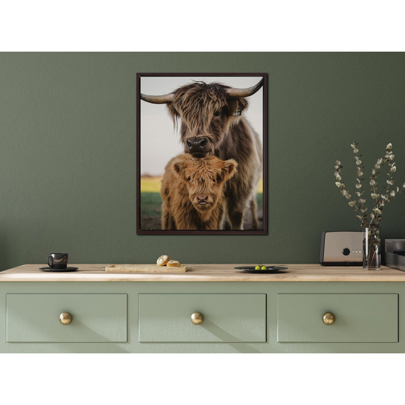 «Mom and Zeke», art mural sur toile