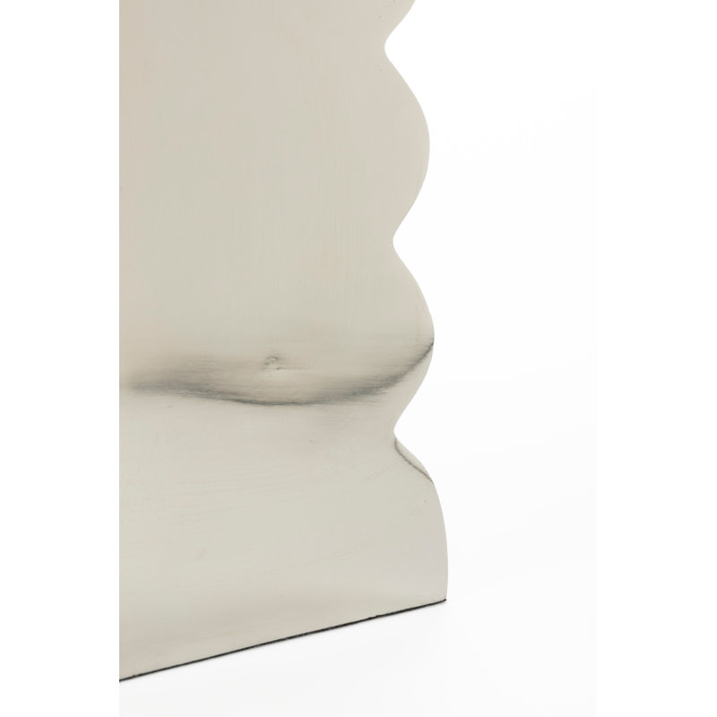 Tabouret d'appoint Curves, Noir / blanc