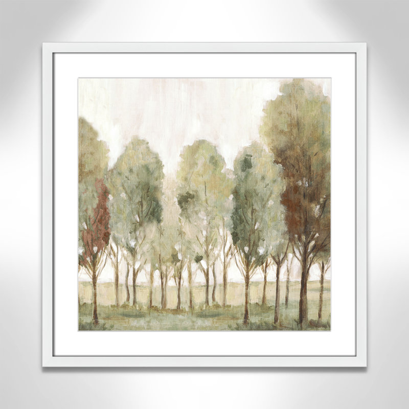 «Silent Fall I Print» par Eva Watts, Blanc satiné, Imprimé mat, L 23,5 po x H 23,5 po