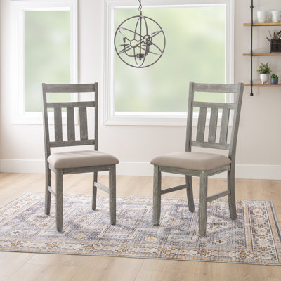 Ensemble de 2 chaises d'appoint Helbert