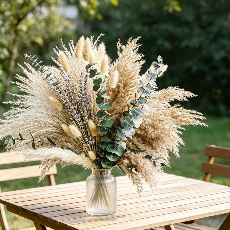 Bouquet séché de lavande et d'eucalyptus séché