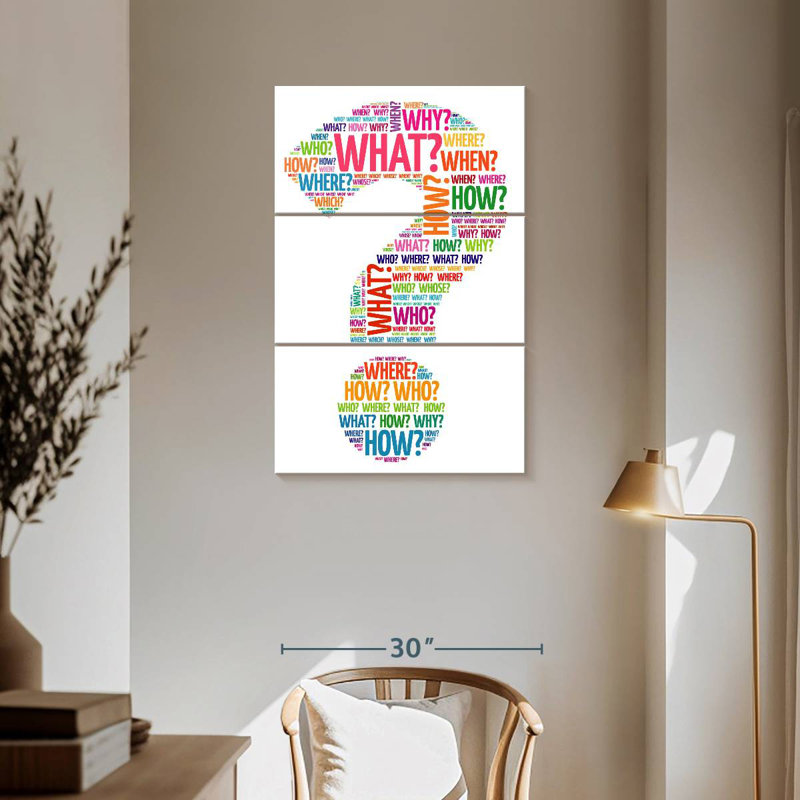 Keiri Question Mark, 57" H x 36" W