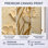 «Minimal Cream Buttercup Field III - Buttercups», art mural traditionnel 2 pièces