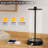Quinita 23"  Glass Table Lamp Set with Touch Control,  LED Bulbs, USB Ports-90487947