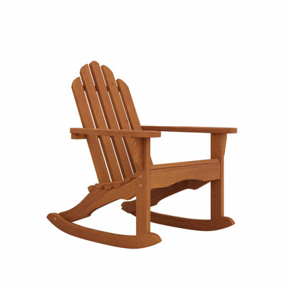 Chaise berçante d'extérieur en bois Amish Adirondack