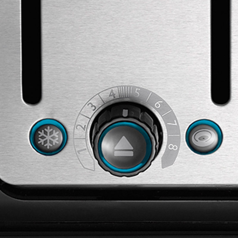 Dualit 4 Slot Architect Toaster Grey, Black