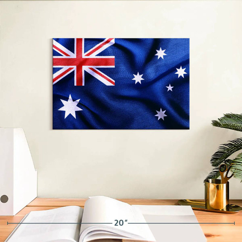Drapeau australien Borges, H 8 po x l 12 po