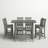 Traditional Garden 9-Piece Nautical Trestle Bar Set-50288294