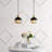 Shidler 7.5" 1-Light Mid-Century Modern Metal/Glass Adjustable Drop Globe LED Pendants