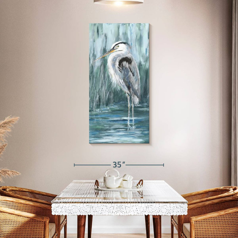 Brampt Standing Still Heron, 48" H x 24" W
