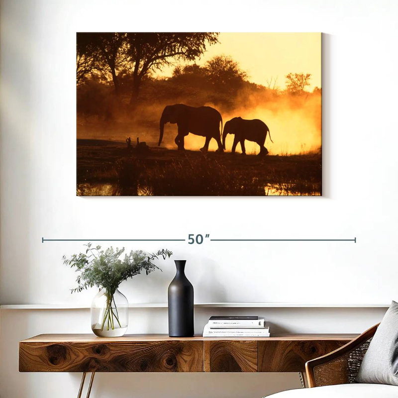 Brampt Elephant Buddies, 26'' H x 39'' W