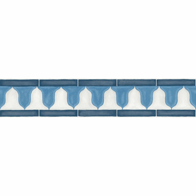 Zellige Geometric Wallpaper Border