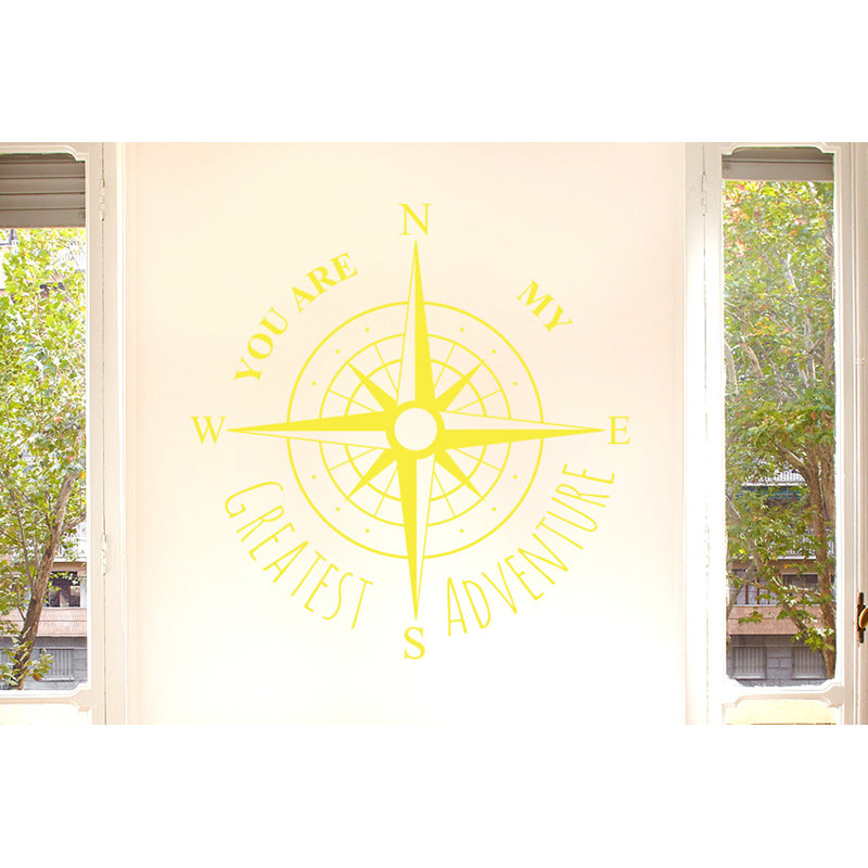 Wall Decal, Bright Yellow