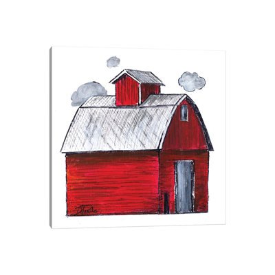 " The Red Barn " by Patricia Pinto Painting Print
